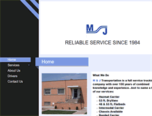 Tablet Screenshot of mjtransportationkc.com